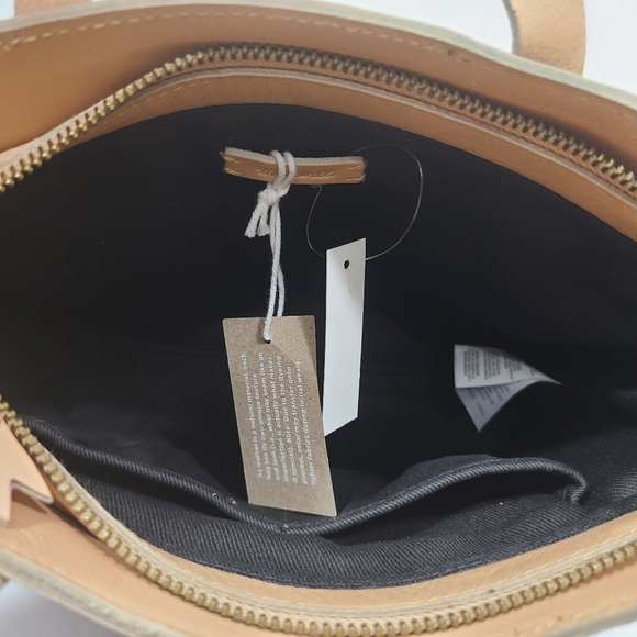 Madewell Zip Top Transport Crossbody Tote Bag Gingham Buffalo Check Plaid NWT - Picture 8 of 10